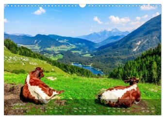 German and Austrian Alps (Wall Calendar 2027 DIN A3 landscape), CALVENDO 12 Month Wall Calendar