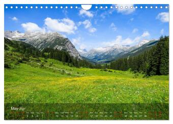 German and Austrian Alps (Wall Calendar 2027 DIN A4 landscape), CALVENDO 12 Month Wall Calendar