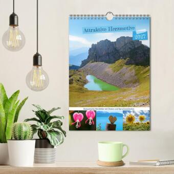 Attraktive Herzmotive 2027 (Wandkalender 2027 DIN A4 hoch), CALVENDO Monatskalender