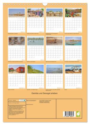 Gambia und Senegal erleben (Wandkalender 2027 DIN A3 hoch), CALVENDO Monatskalender