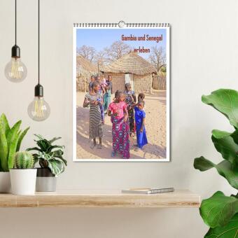 Gambia und Senegal erleben (Wandkalender 2027 DIN A3 hoch), CALVENDO Monatskalender