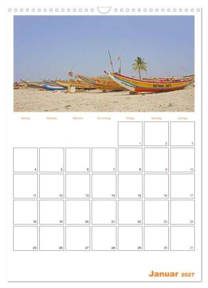 Gambia und Senegal erleben (Wandkalender 2027 DIN A3 hoch), CALVENDO Monatskalender