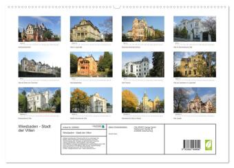 Wiesbaden - Stadt der Villen (hochwertiger Premium Wandkalender 2027 DIN A2 quer), Kunstdruck in Hochglanz