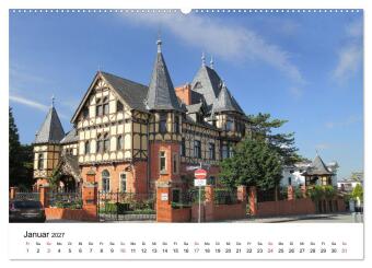 Wiesbaden - Stadt der Villen (hochwertiger Premium Wandkalender 2027 DIN A2 quer), Kunstdruck in Hochglanz