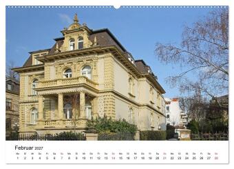 Wiesbaden - Stadt der Villen (hochwertiger Premium Wandkalender 2027 DIN A2 quer), Kunstdruck in Hochglanz