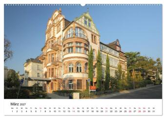 Wiesbaden - Stadt der Villen (hochwertiger Premium Wandkalender 2027 DIN A2 quer), Kunstdruck in Hochglanz