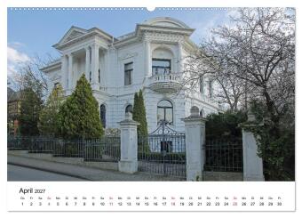 Wiesbaden - Stadt der Villen (hochwertiger Premium Wandkalender 2027 DIN A2 quer), Kunstdruck in Hochglanz