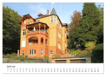 Wiesbaden - Stadt der Villen (hochwertiger Premium Wandkalender 2027 DIN A2 quer), Kunstdruck in Hochglanz