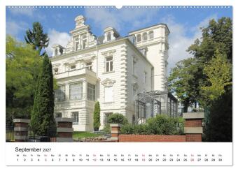 Wiesbaden - Stadt der Villen (hochwertiger Premium Wandkalender 2027 DIN A2 quer), Kunstdruck in Hochglanz