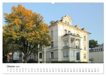 Wiesbaden - Stadt der Villen (hochwertiger Premium Wandkalender 2027 DIN A2 quer), Kunstdruck in Hochglanz