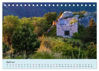 Unbekanntes Bulgarien (Tischkalender 2027 DIN A5 quer), CALVENDO Monatskalender