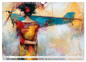 Mit Charme und Propeller (Wandkalender 2027 DIN A3 quer), CALVENDO Monatskalender