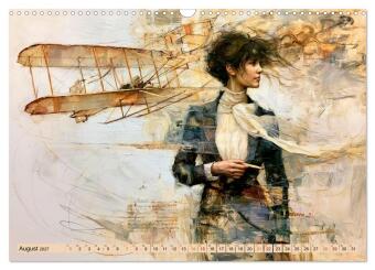 Mit Charme und Propeller (Wandkalender 2027 DIN A3 quer), CALVENDO Monatskalender