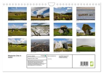Magische Orte in Irland (Wandkalender 2027 DIN A4 quer), CALVENDO Monatskalender