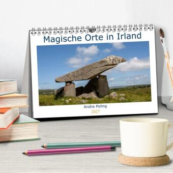 Magische Orte in Irland (Tischkalender 2027 DIN A5 quer), CALVENDO Monatskalender