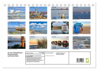 An der Ostseeküste - Deutschlands schönste Seite (Tischkalender 2027 DIN A5 quer), CALVENDO Monatskalender