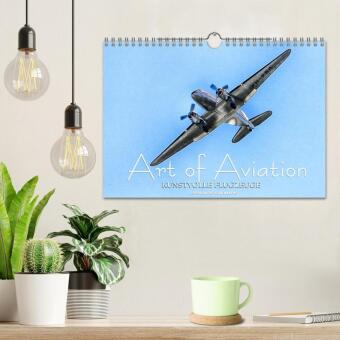 Art of Aviation - Kunstvolle Flugzeuge (Wandkalender 2027 DIN A4 quer), CALVENDO Monatskalender