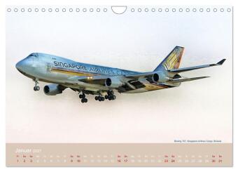 Art of Aviation - Kunstvolle Flugzeuge (Wandkalender 2027 DIN A4 quer), CALVENDO Monatskalender