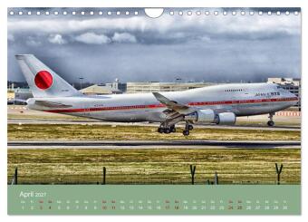 Art of Aviation - Kunstvolle Flugzeuge (Wandkalender 2027 DIN A4 quer), CALVENDO Monatskalender