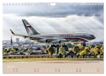 Art of Aviation - Kunstvolle Flugzeuge (Wandkalender 2027 DIN A4 quer), CALVENDO Monatskalender