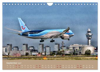 Art of Aviation - Kunstvolle Flugzeuge (Wandkalender 2027 DIN A4 quer), CALVENDO Monatskalender