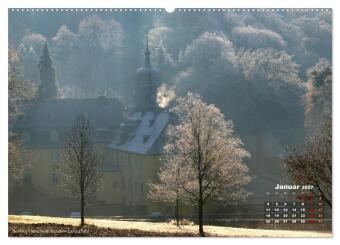 Burgen, Schlösser, Herrenhäuer im Sauerland (Wandkalender 2027 DIN A2 quer), CALVENDO Monatskalender