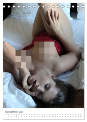 Erotische Frauen - Erotik Fotoart (Tischkalender 2027 DIN A5 hoch), CALVENDO Monatskalender