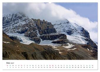 Icefields Parkway in Kanada (Wandkalender 2027 DIN A2 quer), CALVENDO Monatskalender