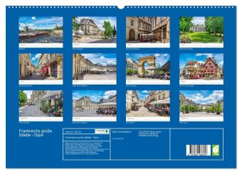 Frankreichs große Städte - Dijon (Wandkalender 2027 DIN A2 quer), CALVENDO Monatskalender