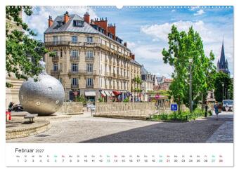 Frankreichs große Städte - Dijon (Wandkalender 2027 DIN A2 quer), CALVENDO Monatskalender