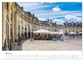 Frankreichs große Städte - Dijon (Wandkalender 2027 DIN A2 quer), CALVENDO Monatskalender