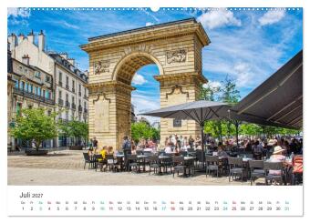 Frankreichs große Städte - Dijon (Wandkalender 2027 DIN A2 quer), CALVENDO Monatskalender