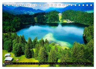Oberstdorfer Bergwelt (Tischkalender 2027 DIN A5 quer), CALVENDO Monatskalender