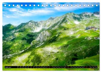 Oberstdorfer Bergwelt (Tischkalender 2027 DIN A5 quer), CALVENDO Monatskalender