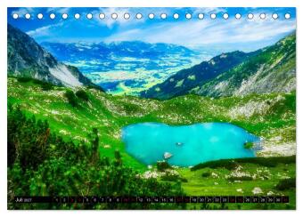 Oberstdorfer Bergwelt (Tischkalender 2027 DIN A5 quer), CALVENDO Monatskalender