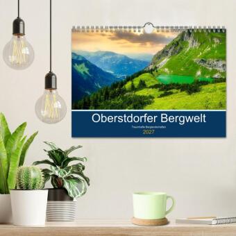 Oberstdorfer Bergwelt (Wandkalender 2027 DIN A4 quer), CALVENDO Monatskalender