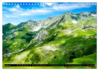 Oberstdorfer Bergwelt (Wandkalender 2027 DIN A4 quer), CALVENDO Monatskalender