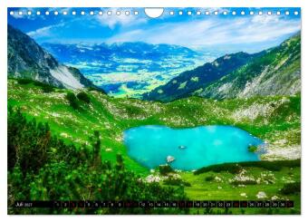 Oberstdorfer Bergwelt (Wandkalender 2027 DIN A4 quer), CALVENDO Monatskalender