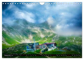 Oberstdorfer Bergwelt (Wandkalender 2027 DIN A4 quer), CALVENDO Monatskalender
