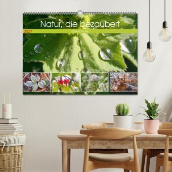 Natur, die bezaubert (Wandkalender 2027 DIN A2 quer), CALVENDO Monatskalender