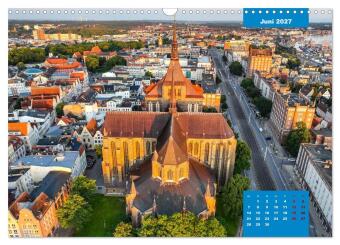 Hansestadt Rostock (Wandkalender 2027 DIN A3 quer), CALVENDO Monatskalender