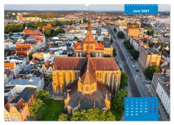 Hansestadt Rostock (Wandkalender 2027 DIN A2 quer), CALVENDO Monatskalender