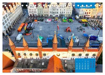 Hansestadt Rostock (Tischkalender 2027 DIN A5 quer), CALVENDO Monatskalender