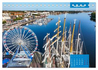 Hansestadt Rostock (Tischkalender 2027 DIN A5 quer), CALVENDO Monatskalender