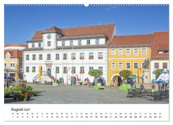 Hoyerswerda - Stadt in der Lausitz (Wandkalender 2027 DIN A2 quer), CALVENDO Monatskalender