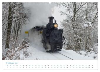 Steyrtalbahn (hochwertiger Premium Wandkalender 2027 DIN A2 quer), Kunstdruck in Hochglanz