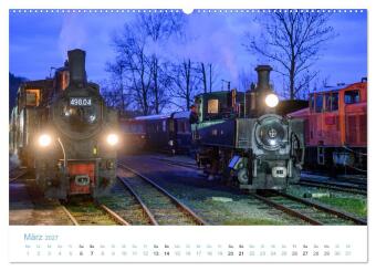Steyrtalbahn (hochwertiger Premium Wandkalender 2027 DIN A2 quer), Kunstdruck in Hochglanz