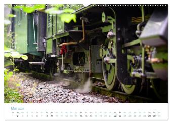 Steyrtalbahn (hochwertiger Premium Wandkalender 2027 DIN A2 quer), Kunstdruck in Hochglanz