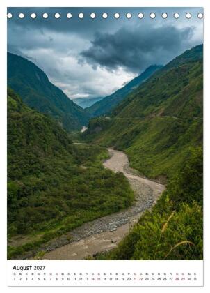 Traumhaftes Ecuador (Tischkalender 2027 DIN A5 hoch), CALVENDO Monatskalender