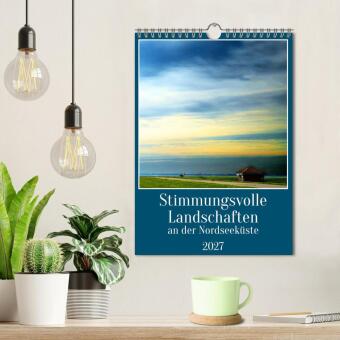 Stimmungsvolle Landschaften an der Nordseeküste (Wandkalender 2027 DIN A4 hoch), CALVENDO Monatskalender